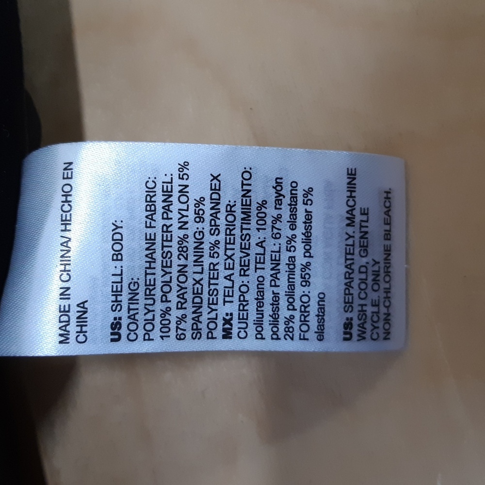Chico's Black Faux Leather Jacket - Picture 8 of 10